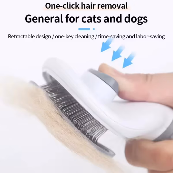 Self-cleaning brush