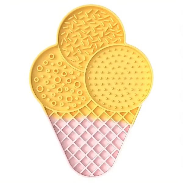 Icecream cone licky mat